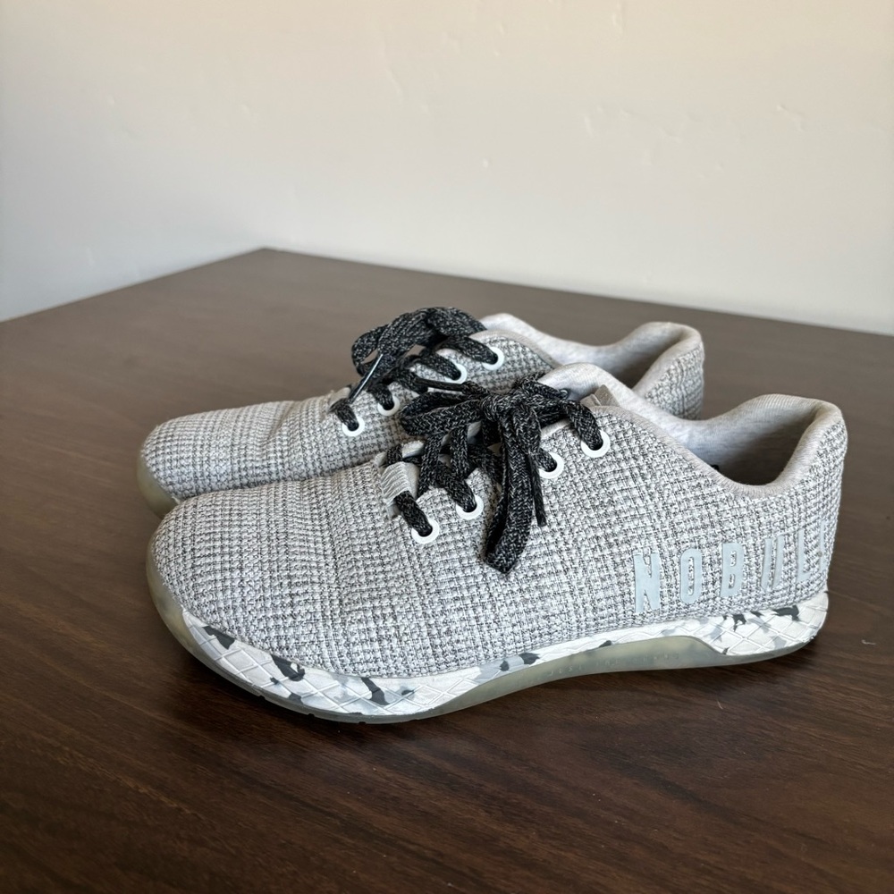 NOBULL Gray Knit lifting shoes size 7.5